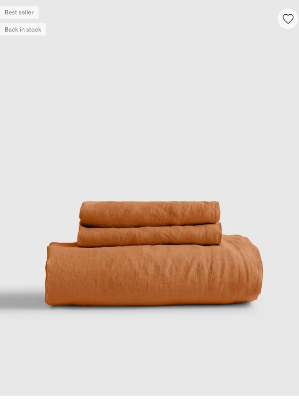 QUINCE European Linen Fitted Sheet Set, Twin